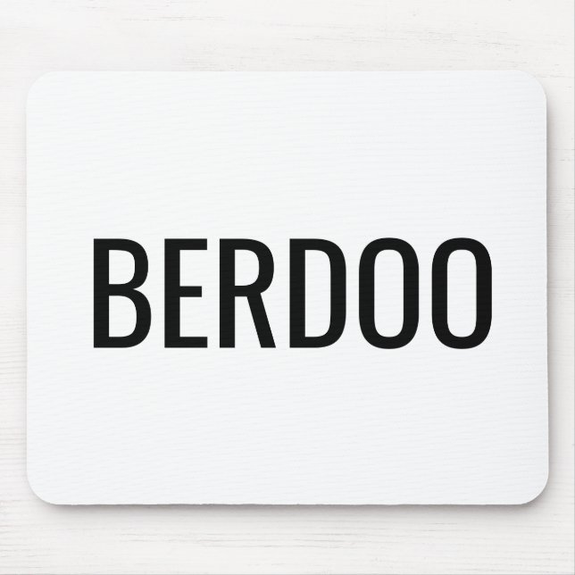 Tapis De Souris Berdoo Mousepad (Devant)