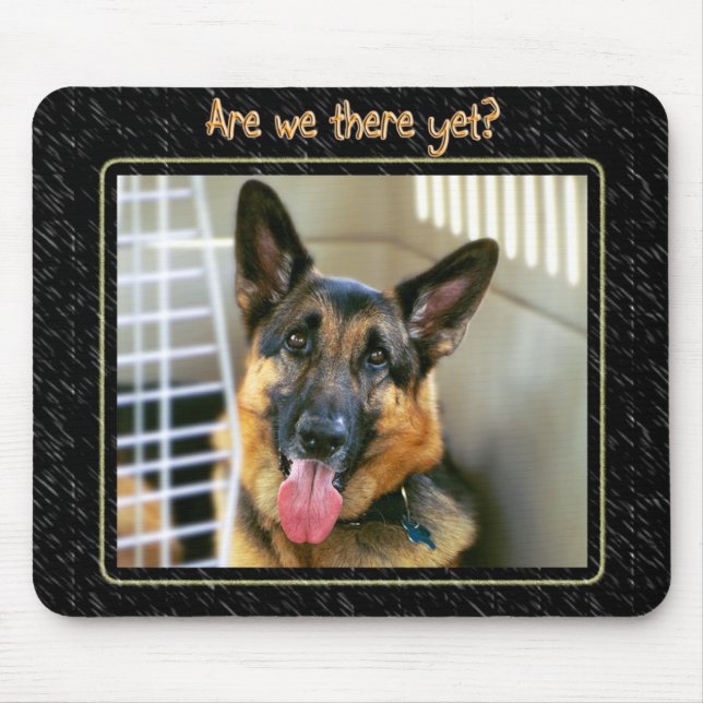 Tapis De Souris Berger allemand Mousepad (Devant)