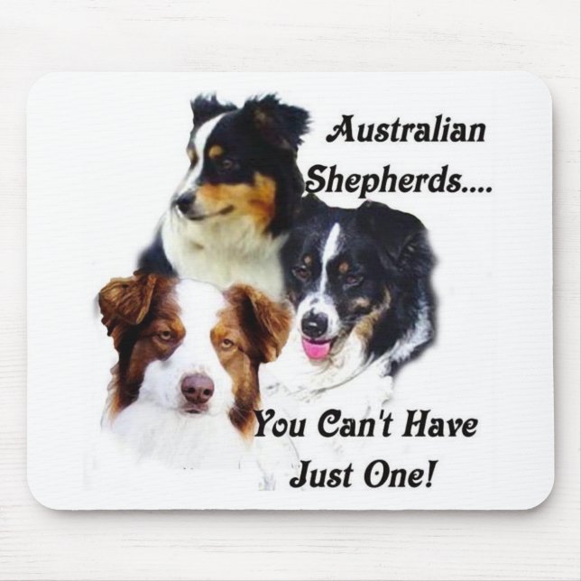 Tapis De Souris Berger australien (Devant)