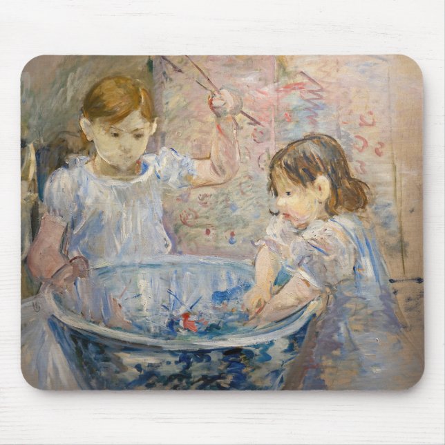 Tapis De Souris Berthe Morisot - Enfants dans le bassin (Devant)