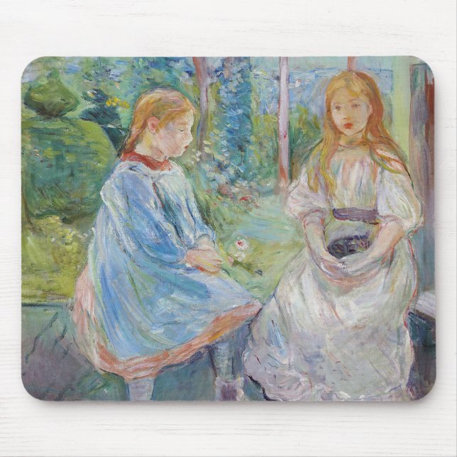 Tapis De Souris Berthe Morisot - Jeunes filles à la fenêtre (Devant)