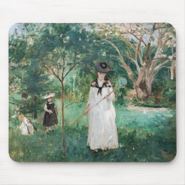 Tapis De Souris Berthe Morisot - La chasse aux papillons (Devant)