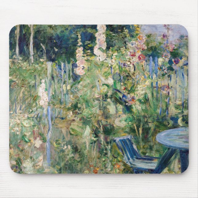 Tapis De Souris Berthe Morisot - Tremieres Rose (Devant)