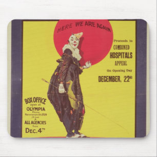 Tapis De Souris Bertram fraise l'affiche de cirque