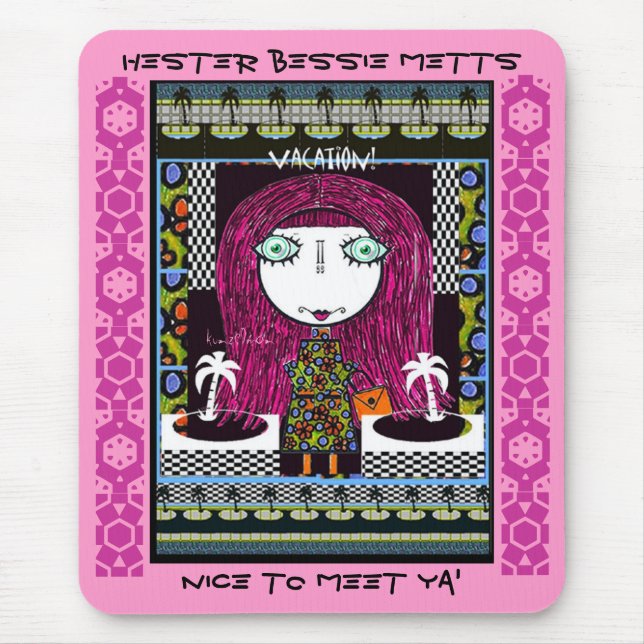 TAPIS DE SOURIS BESSIE METTS MOUSEPAD DE HESTER (Devant)