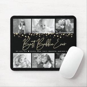 Tapis De Souris Best Bubbie Ever Gold Parties scintillant 6 Photo