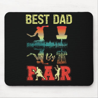 Tapis De Souris Best Dad Par Discgolf Discgolfer Frisbee Golf