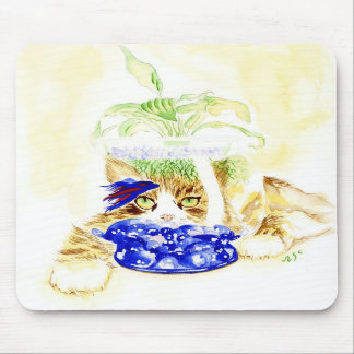 Tapis De Souris Bêta chat Mousepad