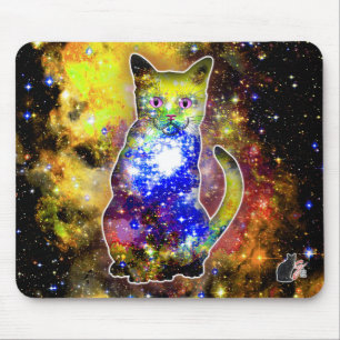 Tapis De Souris Bêta de chat cosmique