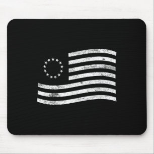 Tapis De Souris Betsy Ross Drapeau Minimal - Histoire américaine P