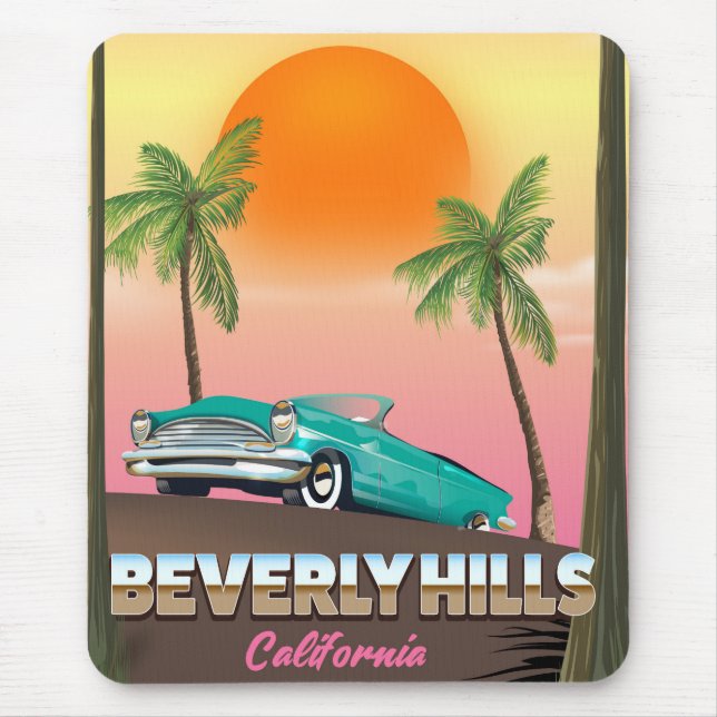 Tapis De Souris Beverly Hills Californie (Devant)