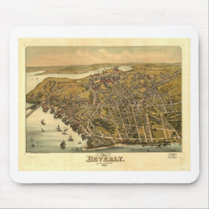 Tapis De Souris Beverly, le Massachusetts en 1886