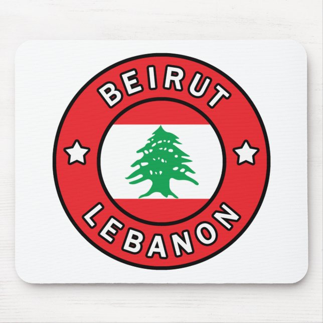 Tapis De Souris Beyrouth Liban (Devant)