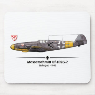 Tapis De Souris Bf-109G-2 - Luftwaffe - Stalingrad Battle - 1942