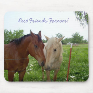 Tapis De Souris BFF Best Friends Forever - Chevaux