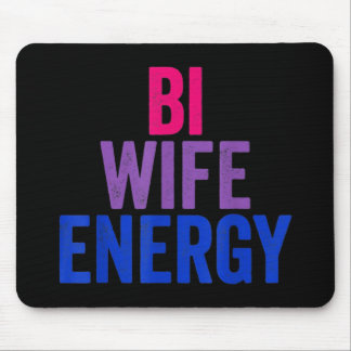Tapis De Souris Bi Wife Energy Bisexual Pride