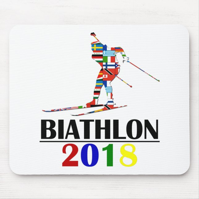 TAPIS DE SOURIS BIATHLON 2018 (Devant)