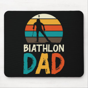 Tapis De Souris Biathlon Drôle Ski d'hiver Amateurs de ski 4