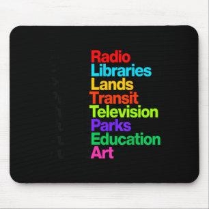 Tapis De Souris Bibliothèques de radio publique Terres Transit Ted