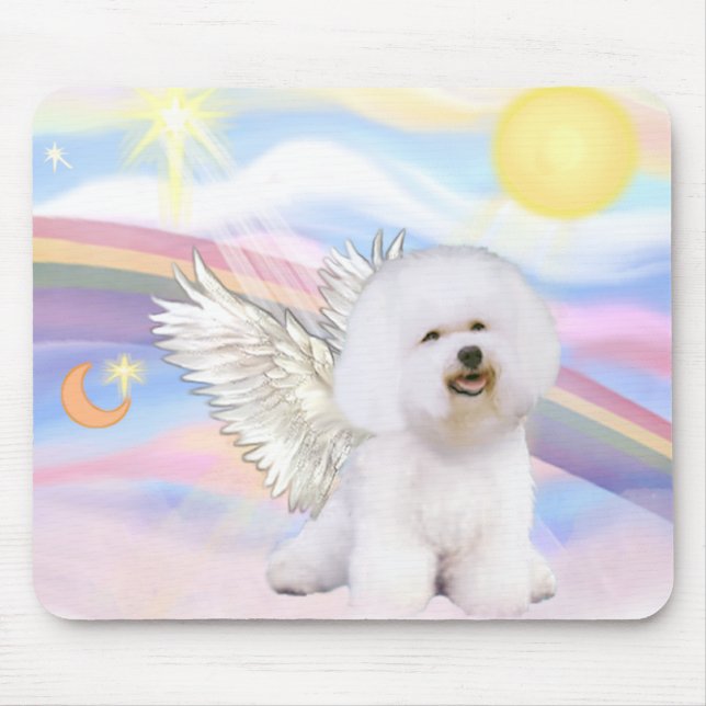 Tapis De Souris Bichon Frise Angel (Devant)