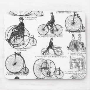 Tapis De Souris Bicyclette à grande roue Penny Farthing