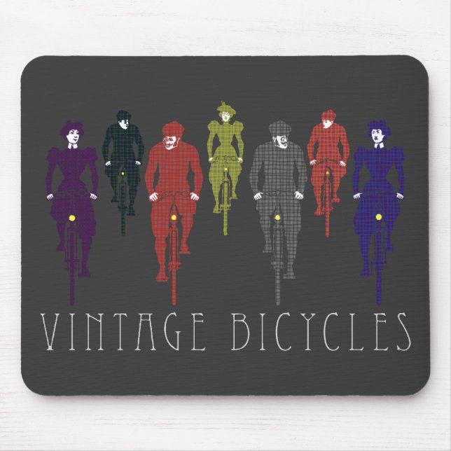 Tapis De Souris Bicyclettes vintages (Devant)