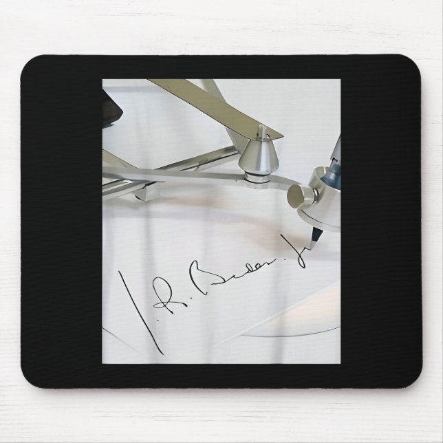 Tapis De Souris Biden Autopen Signature Funny  (Devant)