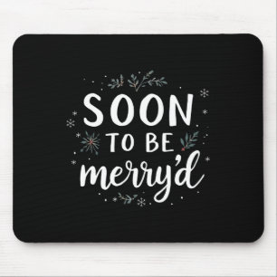 Tapis De Souris Bientôt Merryd Noël Engagé Couple Matchin