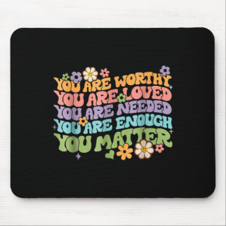 Tapis De Souris bienveillance être gentil groovy sensibilisation à