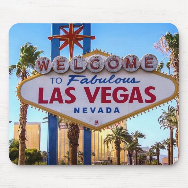 Tapis De Souris Bienvenue à Fabulous Las Vegas ! (Devant)