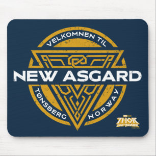 Tapis De Souris Bienvenue À New Asgard Souvenir Graphic