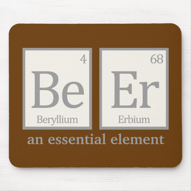 Tapis De Souris Bière, un élément essentiel (Devant)