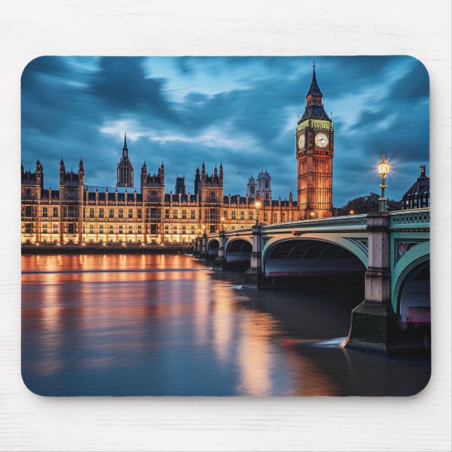 Tapis De Souris Big Ben, Londres. (Devant)