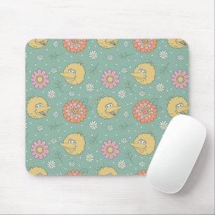 Tapis De Souris Big Bird   Good Vibes Floral Pattern