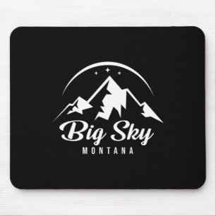 Tapis De Souris Big Sky Montana Station de ski Ski Snowboard