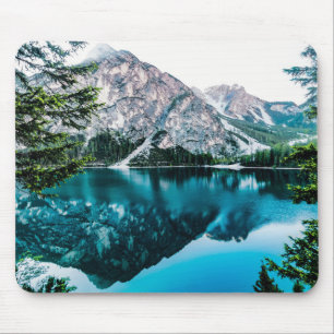 Tapis De Souris Big Snow Mountains Photo de la montagne de neige