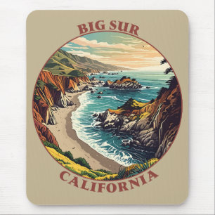 Tapis De Souris Big Sur Californie USA