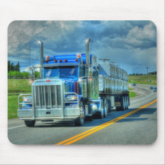 Tapis De Souris Big Truck and Highway Art pour les amateurs de cam