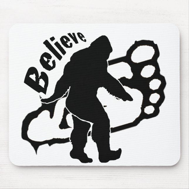 Tapis De Souris Bigfoot croient (Devant)