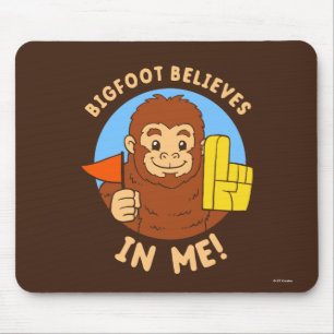 Tapis De Souris Bigfoot croit en moi