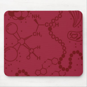 Tapis de souris bio/de chimie spectre de Bourgogne
