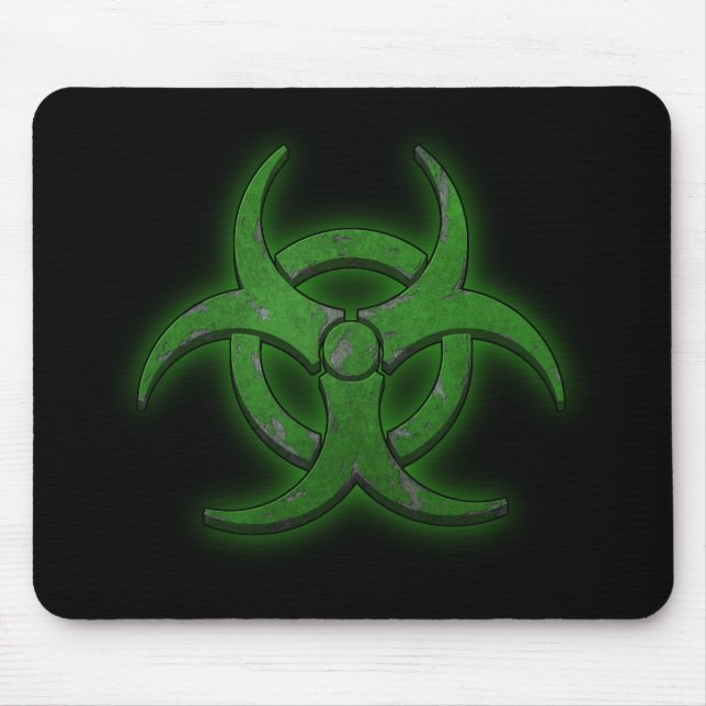 Tapis De Souris Biohazard vert (Devant)