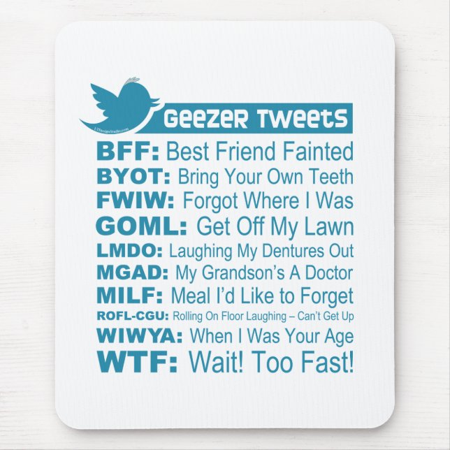 Tapis De Souris Bips de bonhomme - Mousepad (Devant)