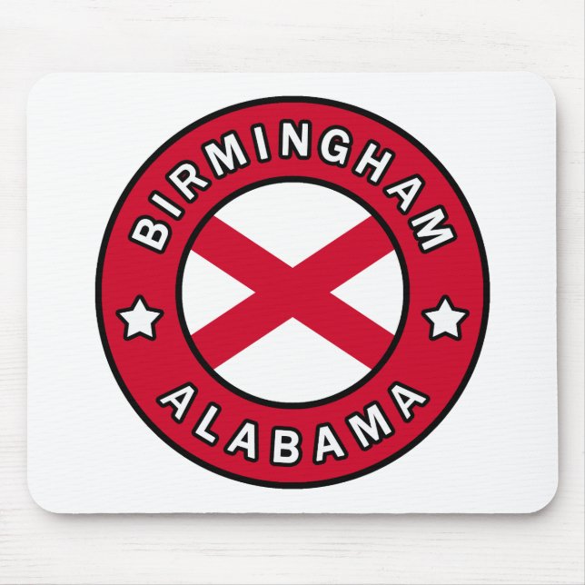 Tapis De Souris Birmingham Alabama (Devant)