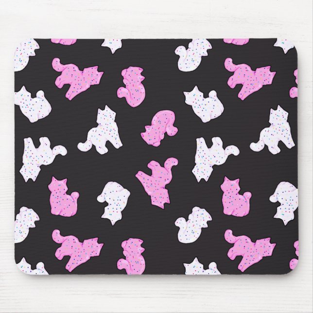 Tapis De Souris Biscuits foncés Mousepad de Kitty (Devant)