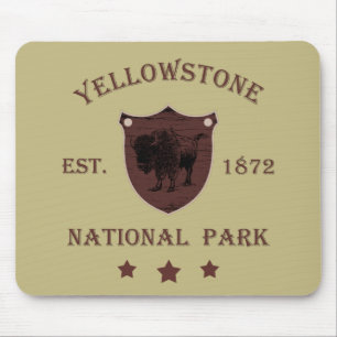 Tapis De Souris Bison Parc national de Yellowstone