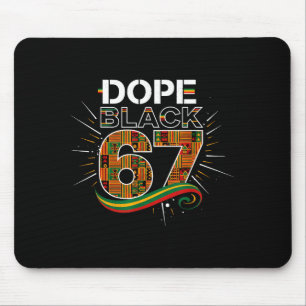 Tapis De Souris Black 67 Mois de l'histoire des Noirs Six Sept Mem