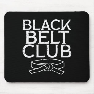 Tapis De Souris Black Belt Club Cool Karate Taekwondo Kung Fu Jiu