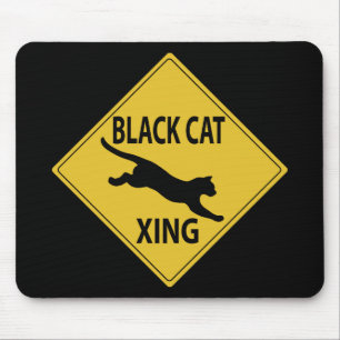 Tapis De Souris Black Cat Xing