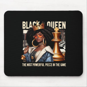Tapis De Souris Black Culture Black Queen Chess